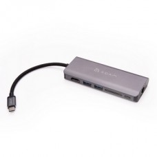 CASA Hub A01 USB 3.1 Type-C 6-in-1 多功能充電傳輸集線器 灰